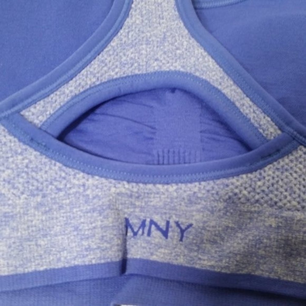 Marc New York Racerback Sports Bra Large Blue - Picture 5 of 8